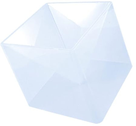 HOMSFOU Silikonform Pyramide Selbstgemacht Bastel Organizer Flexibel Transparent Aufbewahrung Für Schmuck Desktop