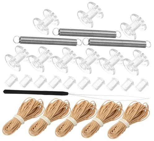 FUNOMOCYA Rv Blinds Repair Kit Pleated Blind Window Shade Pull Ropes for Rv Van Curtains