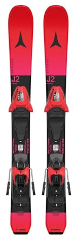 ATOMIC REDSTER J2 (70-90 cm) + C 5 GW - Gr. 80 Perfekt für Junge Skifahrer! Innovatives Design, sichere Skibindung, langlebige Materialien. Skispaß und Sicherheit für Kinder.