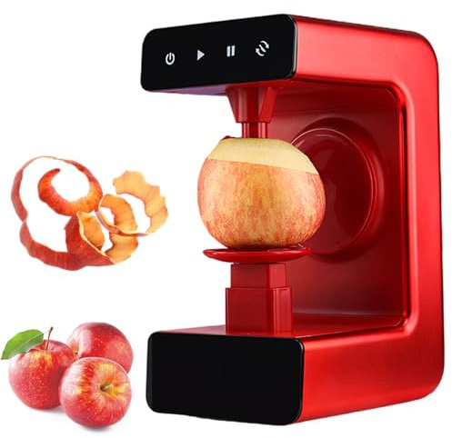 Pelador eléctrico de patatas – Máquina peladora automática de frutas y verduras, fácil de limpiar con cuchillas de repuesto y función de apagado automático