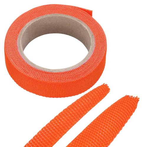 QUARKZMAN Passacavi Intrecciato 1/2 10ft Arancione Rapporto 2:1 | Protettore Termorestringente Per Cavi Harness, Manicotto Termorestringente In Tessuto, Protezione Cavi Di Rete