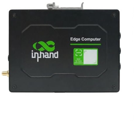 InHand Networks EC312 Industrial Edge Computer e gateway IoT, 4G LTE Cat 1, ARM Cortex-A53, 1 GB di RAM 8 GB Flash, Wi-Fi/GPS/TPM, Dual SIM, porte RS485, 4x DI/DO, Modbus/MQTT