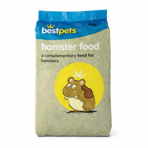 Bestpets Hamster Food 15kg-Mixed Seed & Grain | Premium Mixed Seed & Grain Feed, For Hamsters & Small Rodents, High Energy Nutrition, Natural Ingredients, Bulk Value