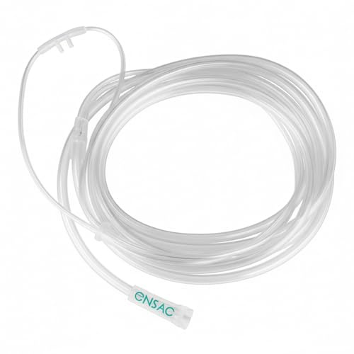 Low-Flow Nasenbrille bis 6 L/min – Sauerstoffbrille aus weichem PVC, anatomische Nasengabel, Standardanschluss, latexfrei, einzeln verpackt, 50 Stück | Für Kinder (10-30 kg)