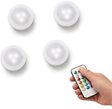 JML Mood Magic - Colour-Changing LED Lights - Colour-Changing Remote-Controlled LED Wireless Lights