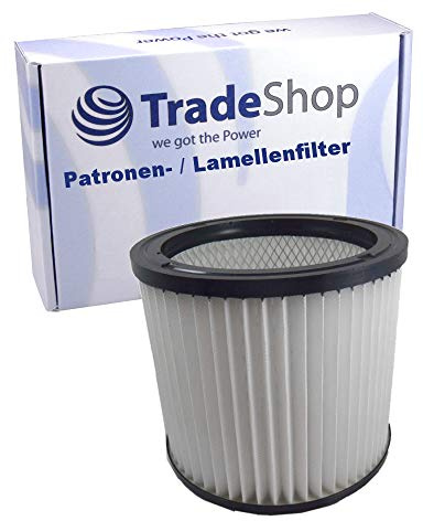 Rund-Filter Lamellenfilter Patrone für Bauhaus Herkules 4001, Aqua Vac Multisystem 4000, Aqua Vac Hobby Vac 1000, Aqua Vac 2000 Plera, Aqua Vac 8504 B, Aqua Vac 9121 P, Aqua Vac AZ 90304-12