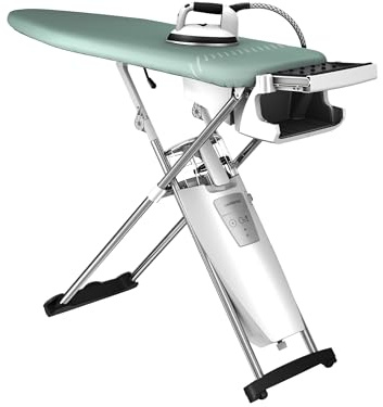 Laurastar S Pure Plus, Bügelsystem, Hygienischer Dampf | Eliminiert 99,9 % der Bakterien & Viren, Professionelles Bügeleisen, Aktivbügeltisch, Abnehmbarer Wassertank