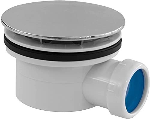 SIFONE PILETTA SCARICO PER PIATTO DOCCIA foro D. 90 mm ABS CROMATO DOCCIONE