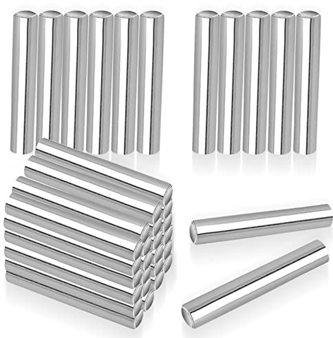 ASFINS Spina Centraggio 4mm, 24pz Perni di Centraggio Spine Perno di Posizionamento in 304 Acciaio Inox per Posizionamento e Collegamento Preciso di Prodotti in Legno (M4 x 20)