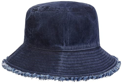 Mayser Fil Bucket Hut mit Fransen UV Schutz 80 Damen Fruehjahr Sommer dunkelblau M (57-58 cm)