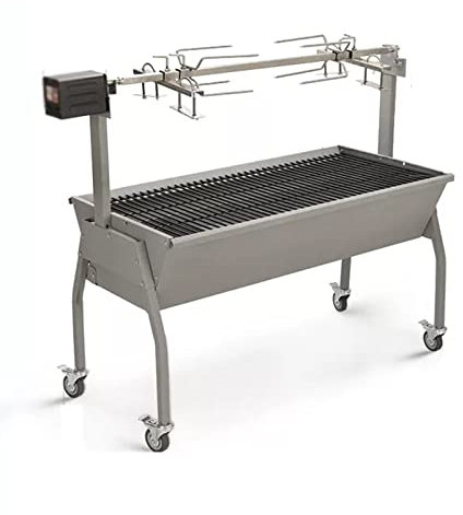 Faites pivoter le gril d'agneau entier pour des rôtis succulents, parfait pour la cuisson à la maison et les opérations de cuisson commerciales.