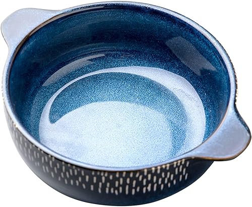 ENESEA Ramen bowl,salad bowl,fruit bowl,ramen bowl,large serving bowls,Extra Large Ceramic,Pasta Salad Bowl Large Serving Bowl Colorful-blue-1500ml