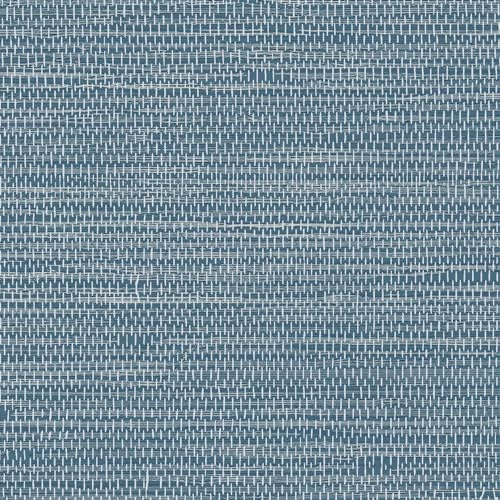 JiffDiff Grasscloth Wallpaper Peel and Stick Blue Grassweave Stick on Wallpaper Textured Self Adhesive Contact Paper 17.3x118