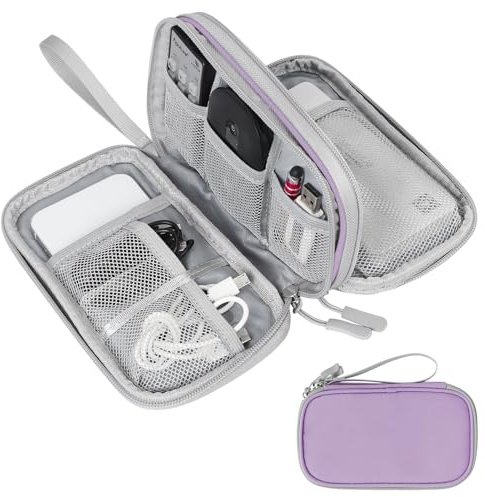 Skycase Kabeltasche,Travel Essentials Tech Pouch Bag,Kabel Organizer Tasche klein für Ladekabel Elektronische Accessoires Power bank Travel Essentials Tech Pouch Bag