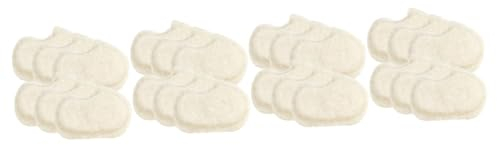 Beaupretty 24stücke Metatarsal-pads Aus Wollfilz Selbstklebende Vorderfußpolster Für Hohe Schuhe Und Bequem Für Tänzer Und Täglichen Gebrauch