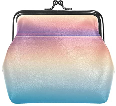 Monederos vintage para cambio, monedero, cartera, lago, puesta de sol, hermoso, Como se muestra en la imagen, Talla única, Organizador de bolsas