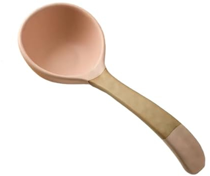 Cucharillas Postre Cuchara de sopa grande de cerámica vintage Cuchara de postre colorida Cucharas de cena de mango largo Cucharas de porcelana antiescaldaduras for sopa, salsa Comer postre Aperitivos