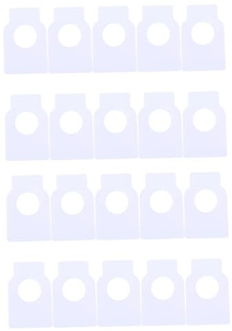 COLLBATH 200stücke Wiederverwendbare Doppelseitige Weinflaschenanhänger Leere Etiketten Für -design Zum Organisieren Von Weinkellern Persönlichen Gestaltung