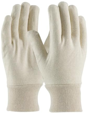 12 Pairs Large White Cotton Gloves| Cotton Gloves for Eczema| for Dry Hands| Moisturising Gloves for Eczema| Coin Handling and Jewellery Inspection Gloves
