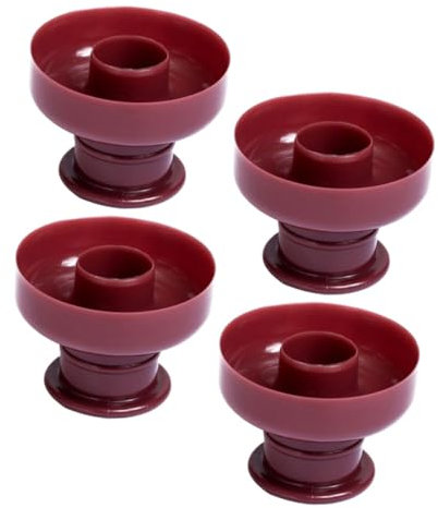 COLLBATH 4pcs Diy Donut Mold Round Pastry Cutters Easy to Clean for Cake Baking