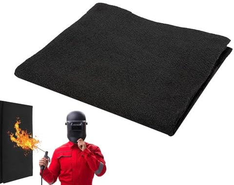 Manta protectora ignífuga ignífuga para estufa de camping, parrilla, soldar, soldar, sanitaria