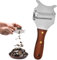 YIIWONI 1 Stück Trüffelhobel,Trüffelreibe,Trüffel Reibe Für Zuhause,Truffle Parmesanhobel,Edelstahl Einstellbare Gourmethobel Set Mit Holzgriff, Küche,Käsehobel,Käsemesse