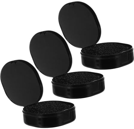 Garneck Makeup Brush Cleaning Box 3pcs Sponge Eyeshadow Brush Cleaner Tool for Professional and Personal Use