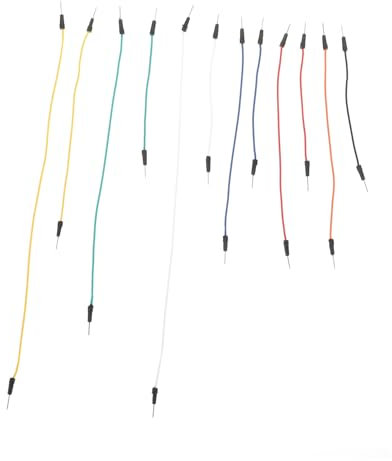 NUOBESTY 120pcs Breadboard Jumper Wire Male to Male Flexible Cable Assorted Jumper Wire for Prototyping Circuit