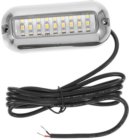 ADOCARN Luz Inferior Led Subacuática Para Barcos Luces De Luces De Navegación Iluminación De Cubierta Blanca