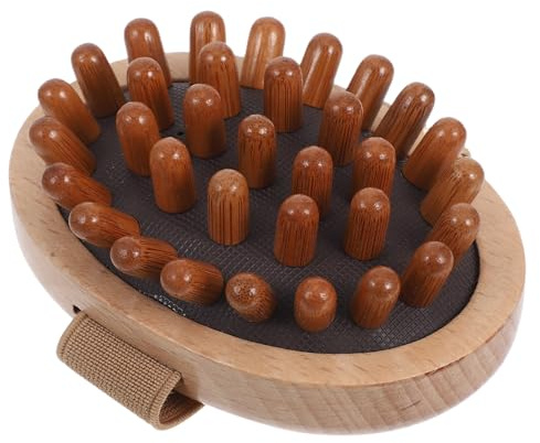 LOLIPPYY Kopfhautmassagebürste mit Luftkissen Tragbare Haarmassagebürsten für Unterwegs und Büro Sanfte Massage für Haar und Kopfhaut