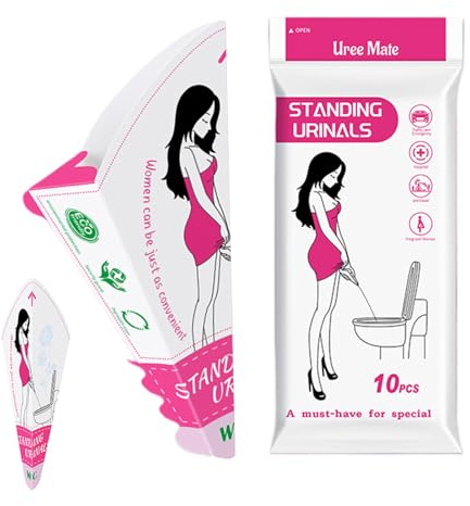 Imbuto urinario per le donne per i viaggi | Imbuto urinario carta - 10 pezzi urina pieghevole anti-perdite impermeabile igienico per la cura domestica eventi esterni viaggi