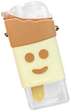 QUXVUIS Gelato per bambini Bottiglia d'acqua a ritenzione di calore Tazza in silicone A tenuta stagna Campeggio Viaggio 300ml Bevanda Bollitore portatile
