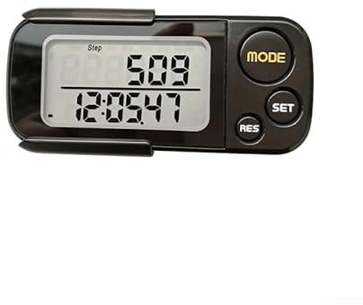 No Bluetooth 3D Tri-Axis Pedometer | Accurate Step Counter with 30-Day Memory, Clip & Lanyard | Easy-to-Use for Seniors & Adults | 18-Month Warranty | Best Step Tracker for Pocket, Waist or Neck