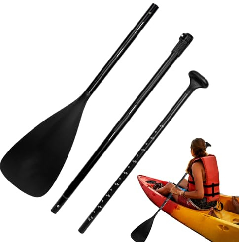Paddleboard-Paddel – verstellbares Kajak-Ruder, Schaft aus Aluminiumlegierung, weicher Nylon-Schneider, Ruderausrüstung, vielseitiges Zubehör für Surfen, Kajakfahren, Angeln, Meereserkundung, Freizeit