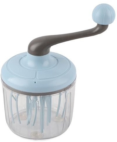 TOPINCN Manual Egg Cream Whisk Hand Type Foam Maker Milk Frother Handheld Multi-Functional Eggs Beater Practical Kitchen Tool 1100Ml