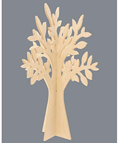 Albero della vita in LEGNO NATURALE doppio 50 cm ALLESTIMENTO FESTA