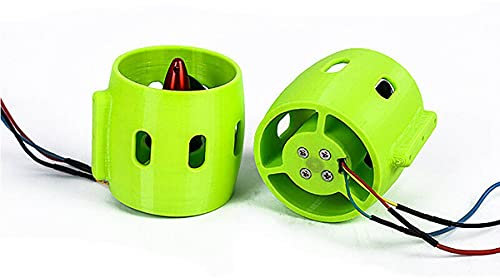 YLLLLY 1/2 stücke 12-24V 17A 100-300W Unterwasserstrahler bürstenlos Motor 4 Klinge Propeller Antriebsteile für ROV RC Bait Tug Boot, Zubehör für Futterboote. (Color : 2pcs)
