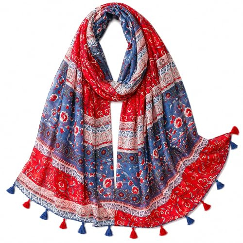 FAIRYGATE Schal Leopardenmuster Damen Schals & Tücher für Frauen Großer Tuch in Vielen Schönen Farben Tierdruck XXL Stole Personalisierte Geschenke 0081