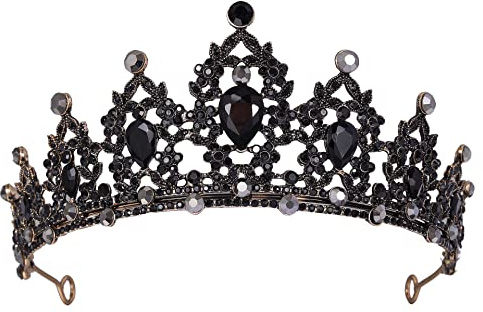 Mädchen Kristall Tiara Hochzeit Braut Frauen Prinzessin Stirnband Krone Haarschmuck für Geburtstag Party Festzug Abschlussball Königin Kostüm Bühnenauftritte
