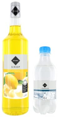 Lot Sirup Rioba & limonade:Sirup Rioba Zitrone 1L - Rioba-limonade (12x33cl)