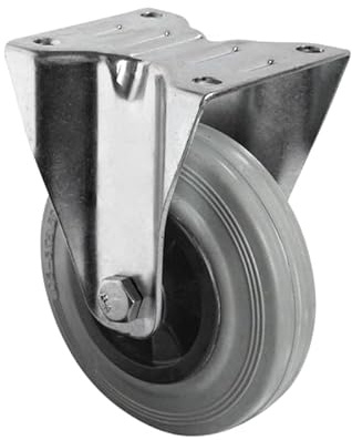 Vollgummi Bockrolle 160 mm auf Polypropylen-Felge