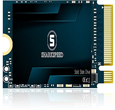 S SHARKSPEED M.2 2230 NVMe SSD 1TB PCIe Gen4.0X4 30mm Internal Solid State Drive, Compatible with Steam Deck, Microsoft Surface Pro7+/laptop3+/laptop Go Ultrabook