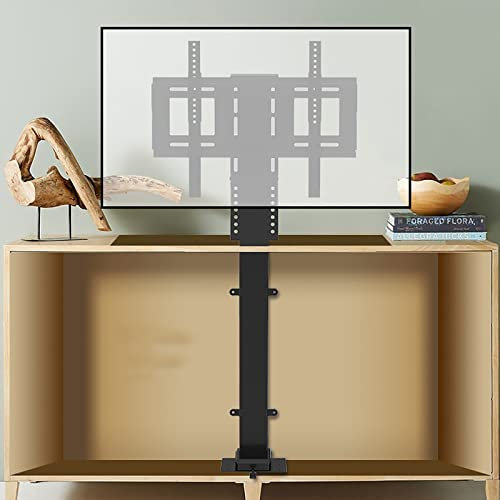 IBOWZ TV Stand Motorized TV Lift, Motorized TV Mount With Remote Control And Memory Setting, For Large Screen 26-55 Inch TVs, 25mm/s Rising Speed