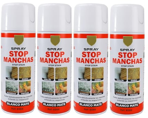 various-Pintura Spray Pulverizador Stop Manchas 400 ml Pack de 4 Unidad