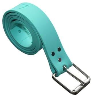 Aymzbd Freediving Weight Belt, Diving Weight Belt, Cuttable Silicone Snorkeling Weight Belt, Snorkeling Waist Belt for Scuba Diving, Style A Green