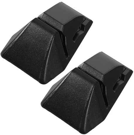 Selbstklebender Auto Kartenhalter Clip aus Abs, 2 Stück Schwarz | Praktisch für Alltag, Werkzeugfreie Montage, Schlankes Design, für Parktickets und Karten