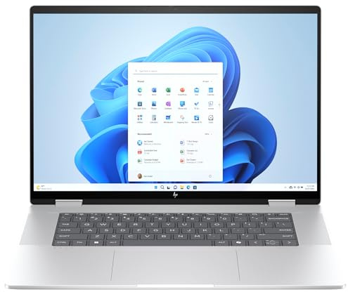 HP ENVY x360 16-ac0077ng, Intel Core Ultra 7, 40,6 cm (16), 2880 x 1800 Pixel, 16 GB, 1 TB, Windows (A00W9EA), A00W9EA#ABD