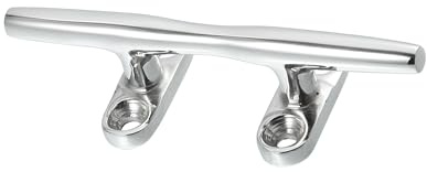 Partuto 4 Inch Stainless Steel Flagpole Cleat Hook Boat Deck Rope Cleats Replacement
