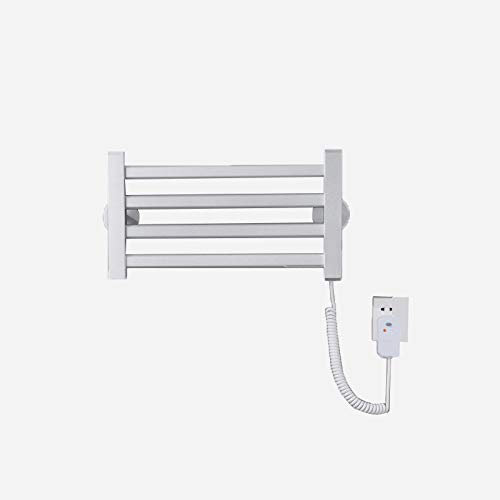 Scaldasalviette Elettrico, Piccolo radiatore scaldasalviette Elettrico Bianco/Nero da Parete 505 * 265 * 60 mm, Materiale in Acciaio a Basso tenore di Carbonio, Potenza 45 W, Tensione 220 V,