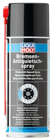 Brake Anti-Squeal Spray & Anti-Seize Grease Aerosol - 400ml, Prevents Squeaks & Reduces Friction